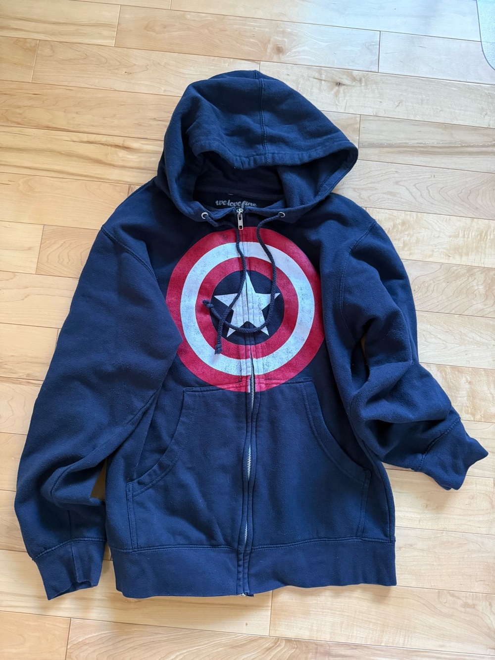Marvel’s Captain America Navy Zip Hoodie